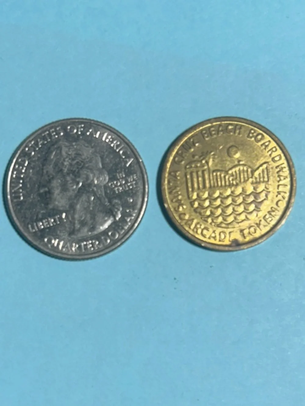 100th Anniversary Santa Cruz Beach Boardwalk Arcade Token 2007 - Picture 3 of 3